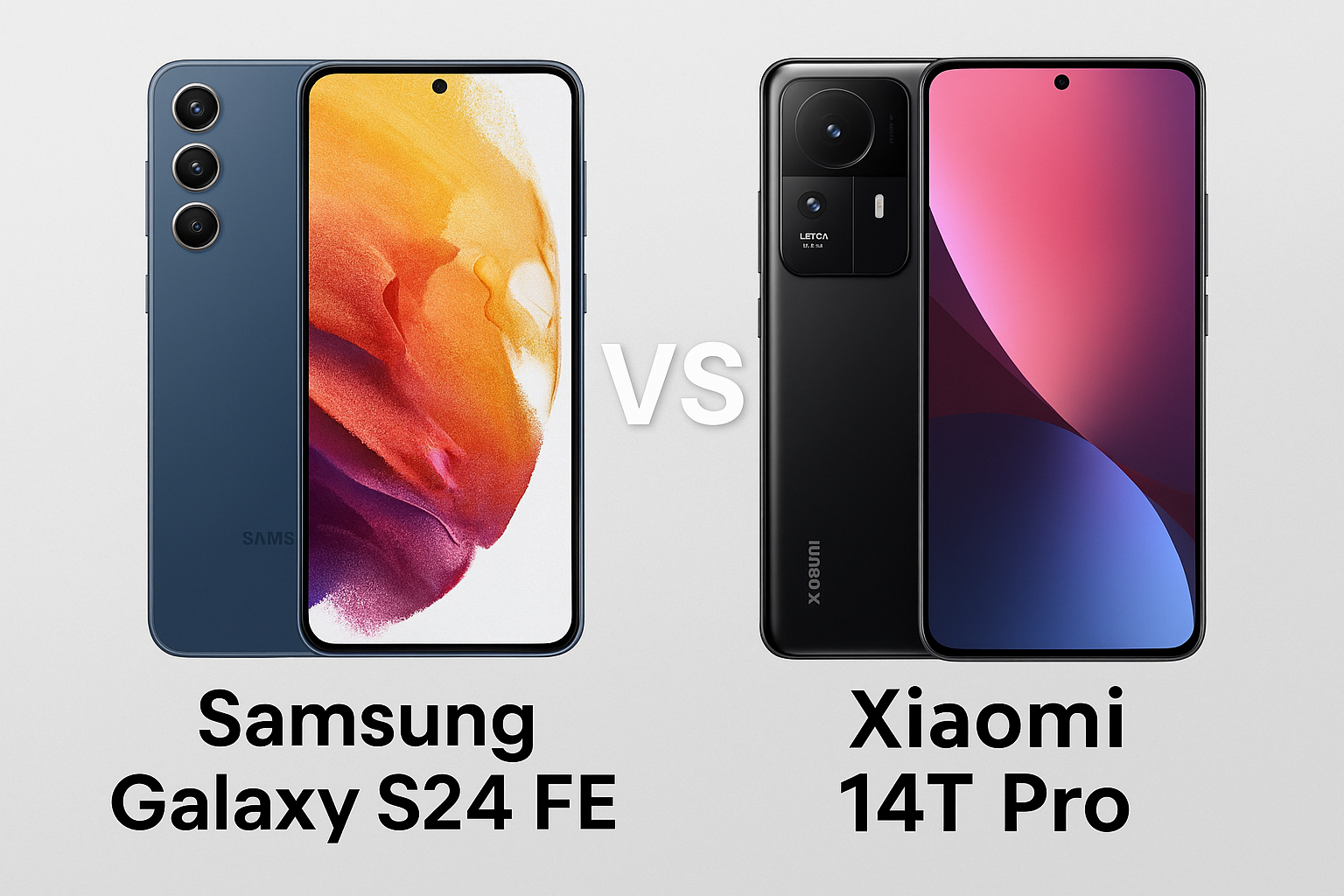 Samsung Galaxy S24 FE vs Xiaomi 14T Pro: Which Smartphone Is the Better Choice in 2025?